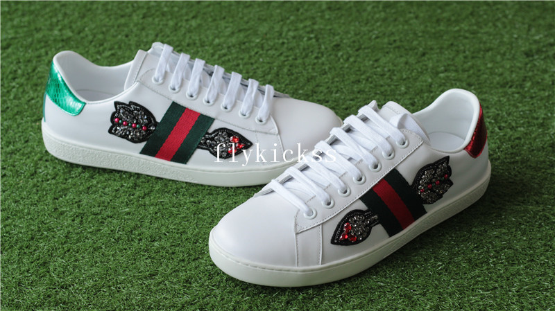 GC Ace Embroidered Sneaker White Cupid Sword